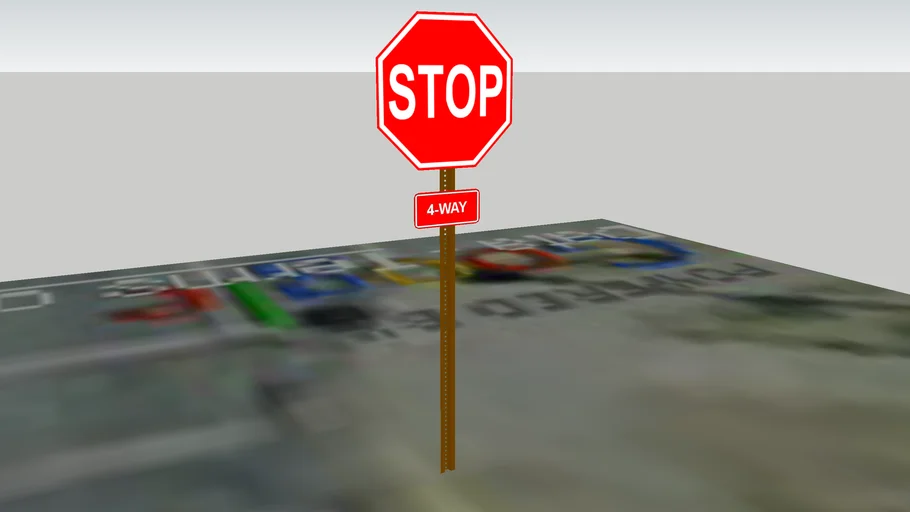 Stop Sign | 3D Warehouse