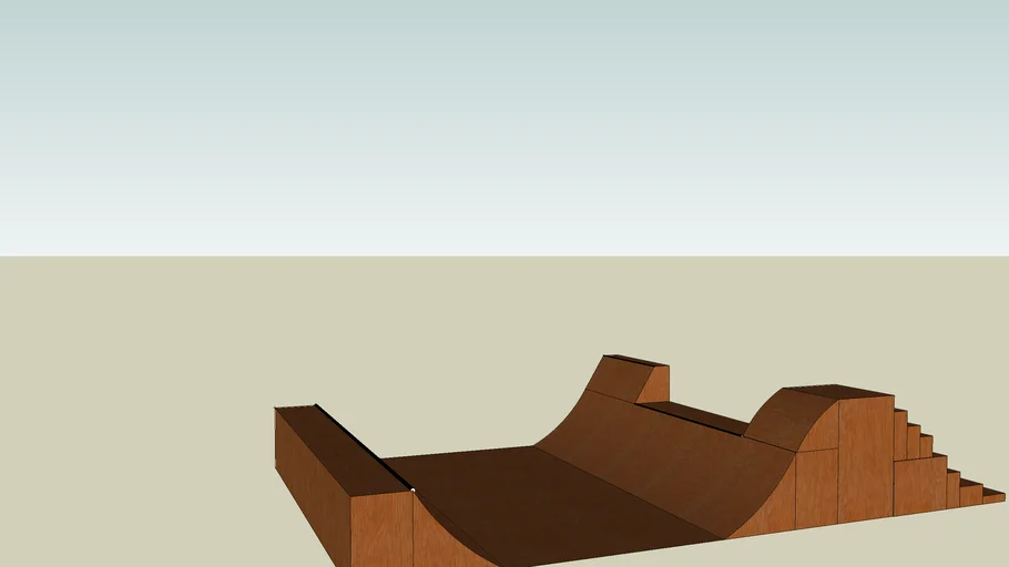 Mini Ramp w/ Extension and Roll-In | 3D Warehouse