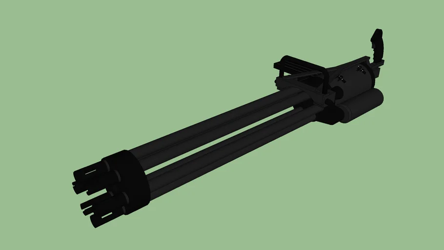 Minigun | 3D Warehouse