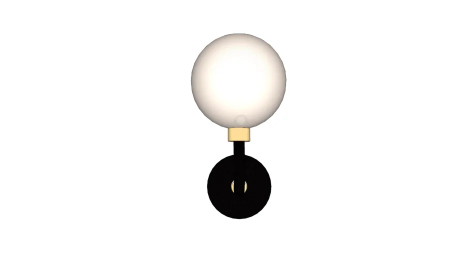 Black Bathroom Lamp