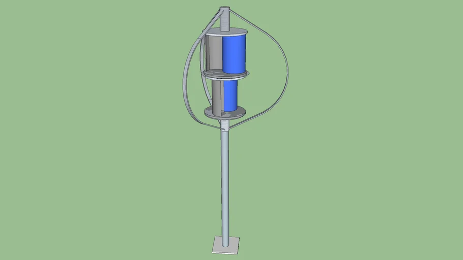 Orbit Enerji DS 3000 Wind Turbine | 3D Warehouse