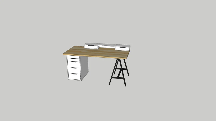 Table IKEA GERTON\ALEX\ODDVALD 3D Warehouse