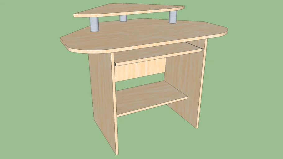 Corner Computer Table