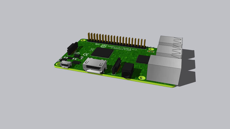 Raspberry Pi 3 Model B V1.2 | 3D Warehouse