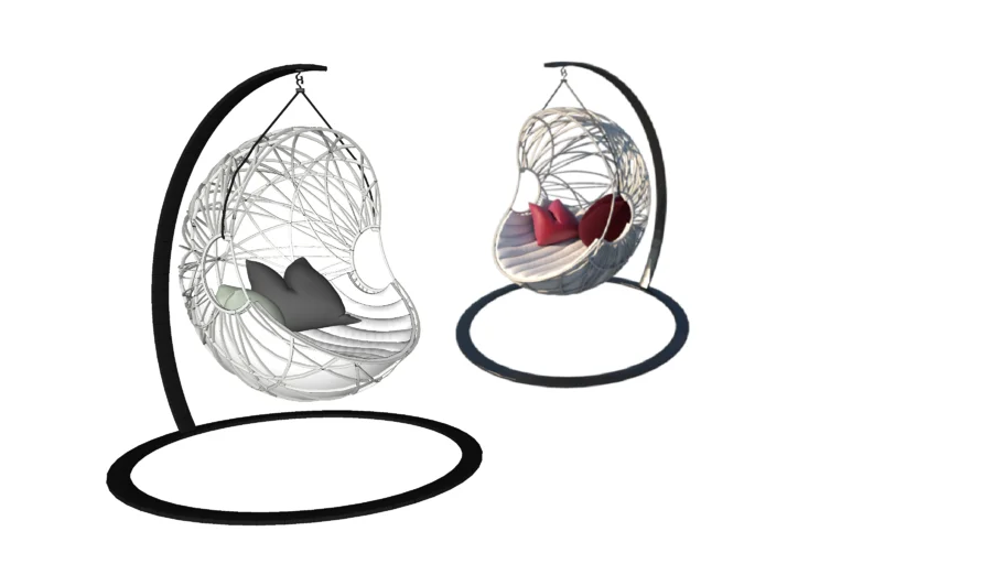 Hammock v2  (Pendant chair, Hanging chair Garden, Beach, Indoor, Outdoor) Vray_Ready