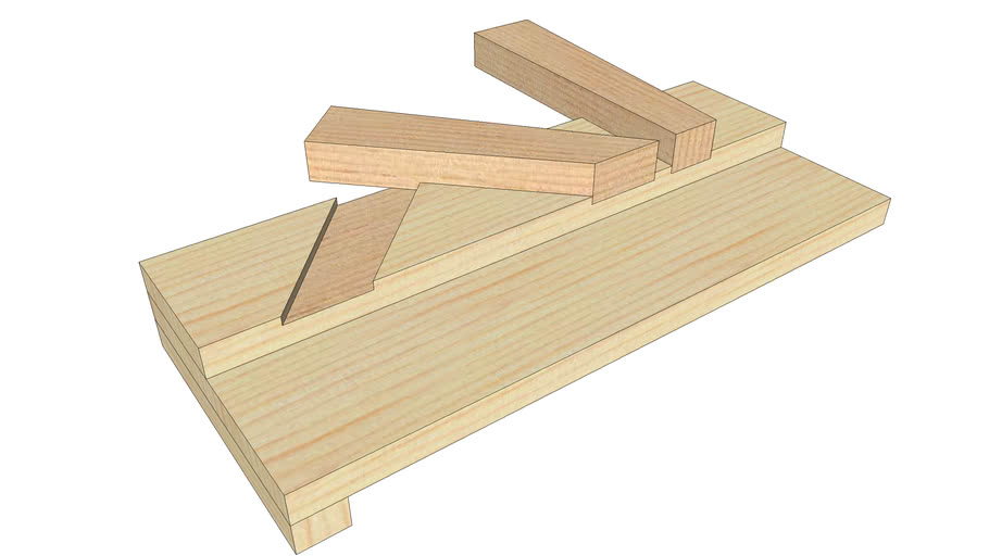 Woodworking Master Classes Shooting Board by Paul Sellers 3D Warehouse