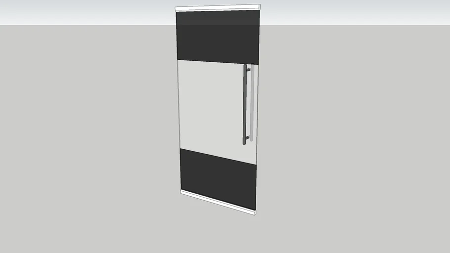 Frosted Glass Door 3d Warehouse 1063