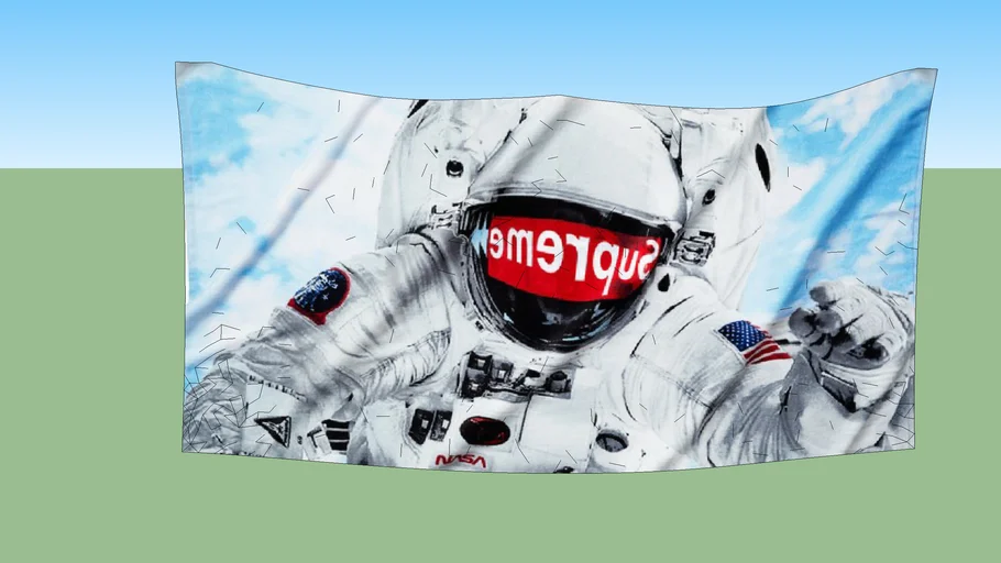 Supreme Astronaut Beach Towel - - 3D Warehouse