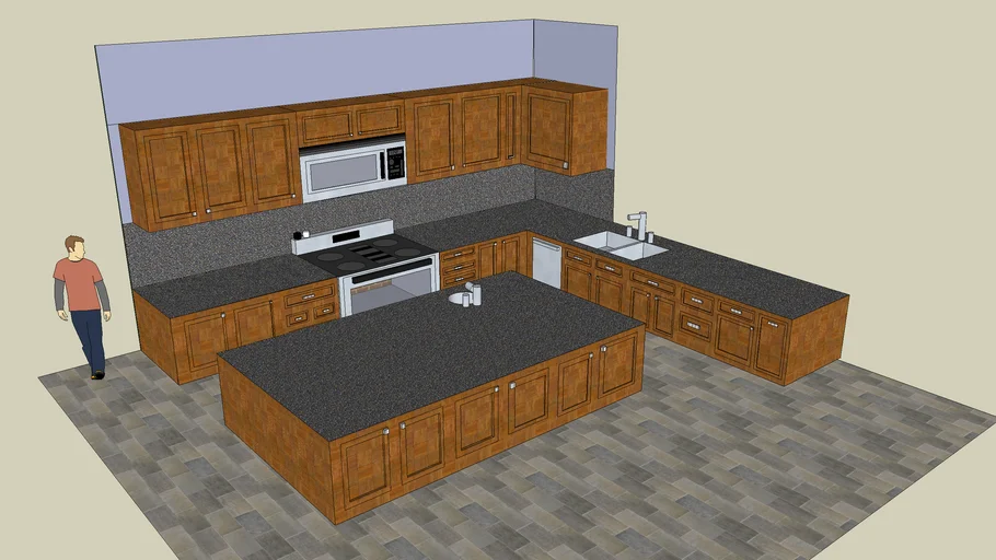 kitchen with granite