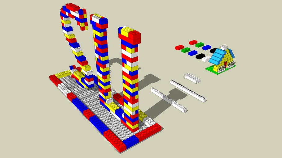 lego blocks 3D Warehouse