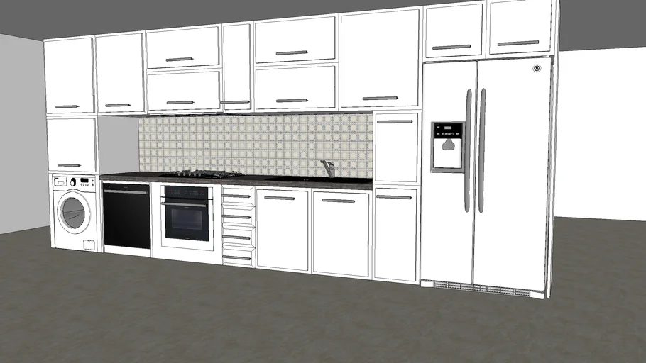 kitchen box 3D Warehouse