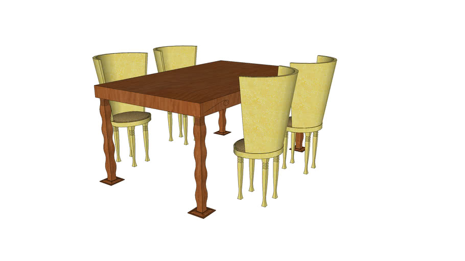 break down caption developing Royal table | 3D Warehouse