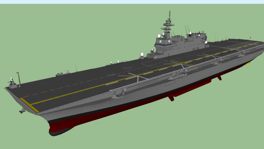 JMSDF JS DDH-184 かが Kaga refit version