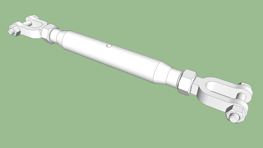 Turnbuckles M8 VRN08 3D Warehouse