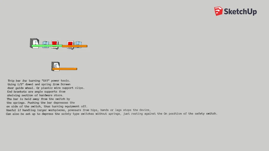 Trip Bar, Safety 3D Warehouse