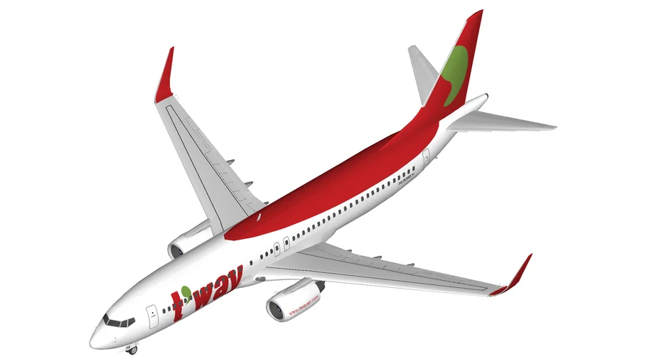 Tway Boeing 737 800 3d Warehouse