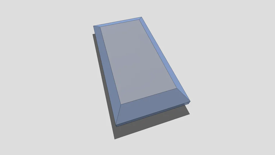 1 12 x 3 Glass Bevel - - 3D Warehouse