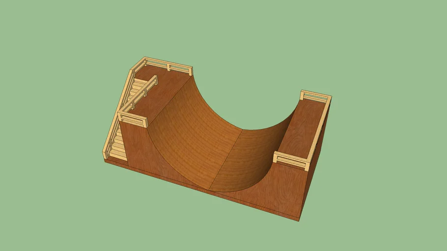 Half Pipe 3D Warehouse