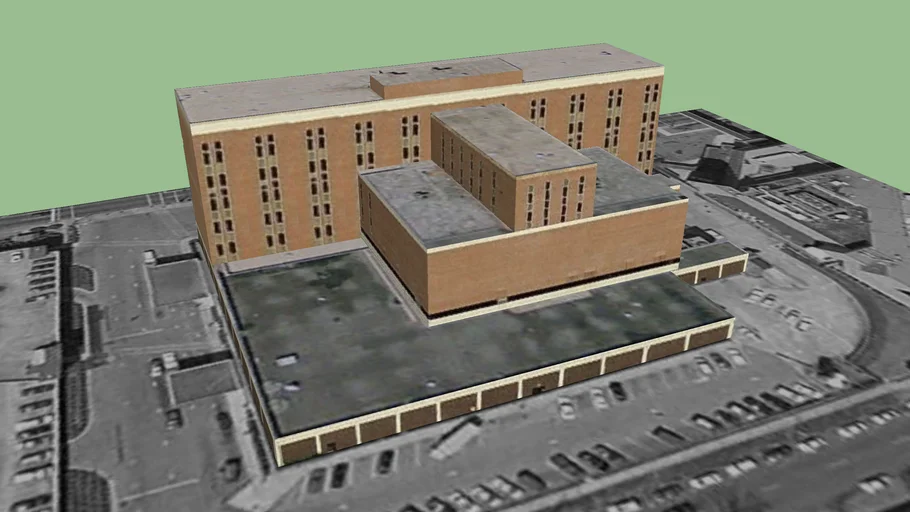 Cooper Green Mercy Hospital, UAB, Birmingham, Al 3D Warehouse