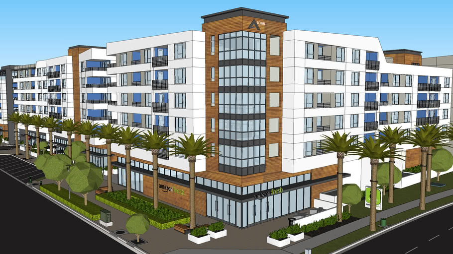 ATown Market Building Development in the Platinum Triangle Anaheim
