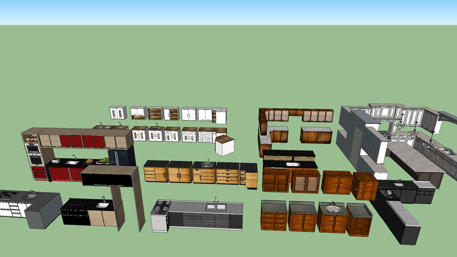 Kitchen and Counters 3D Warehouse