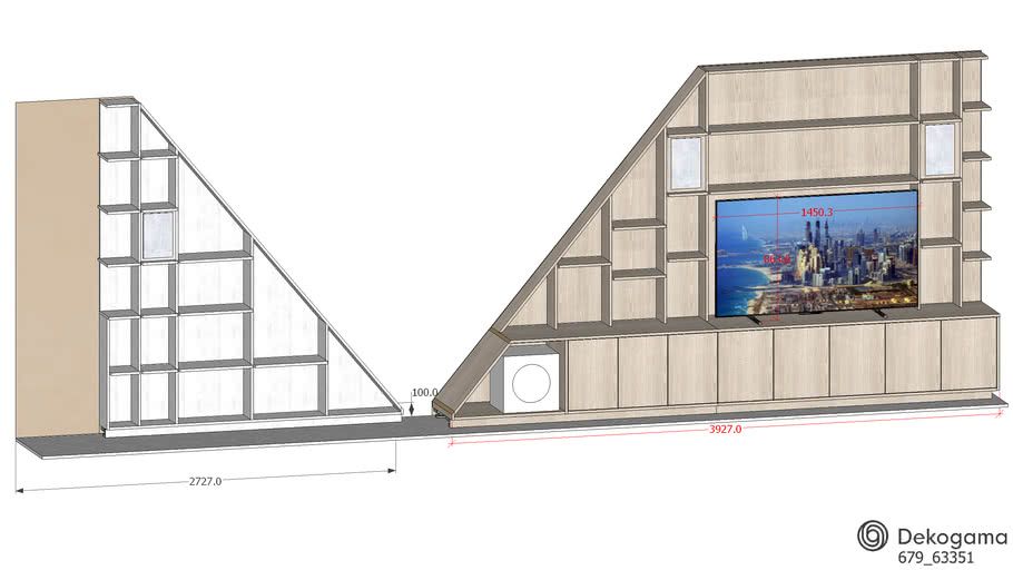 pitched roof shelves 3D Warehouse