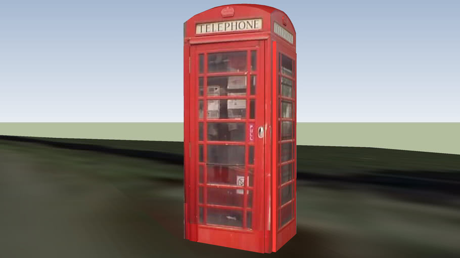 Telephone box #11, Cam | 3D Warehouse