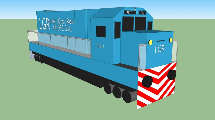 Línea General Roca- Locomotora A 911 | 3D Warehouse