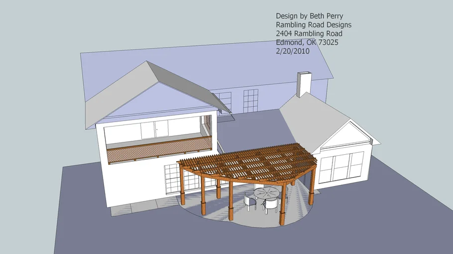 Curved Pergola