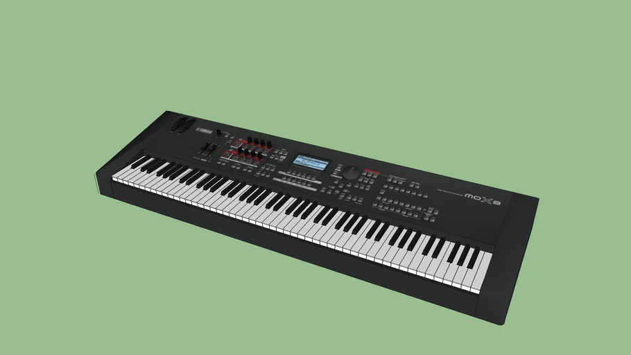 Yamaha MOX 8 Synthesizer | 3D Warehouse