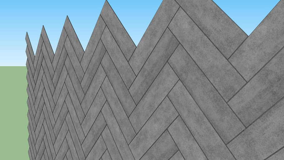 herringbone tile 3D Warehouse