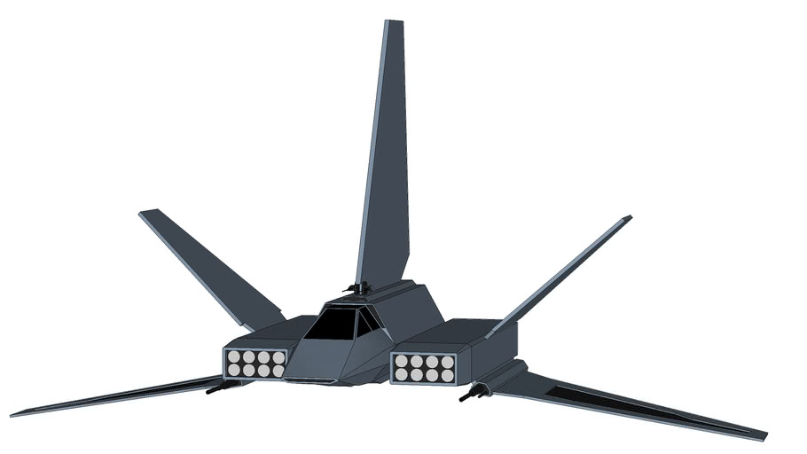 XG1 StarWing assault gunboat 3D Warehouse