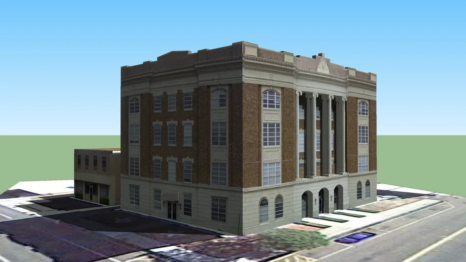 Texarkana Texas City Hall 3D Warehouse
