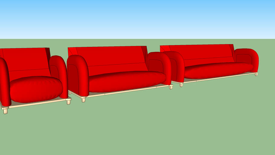 RED sofa | 3D Warehouse