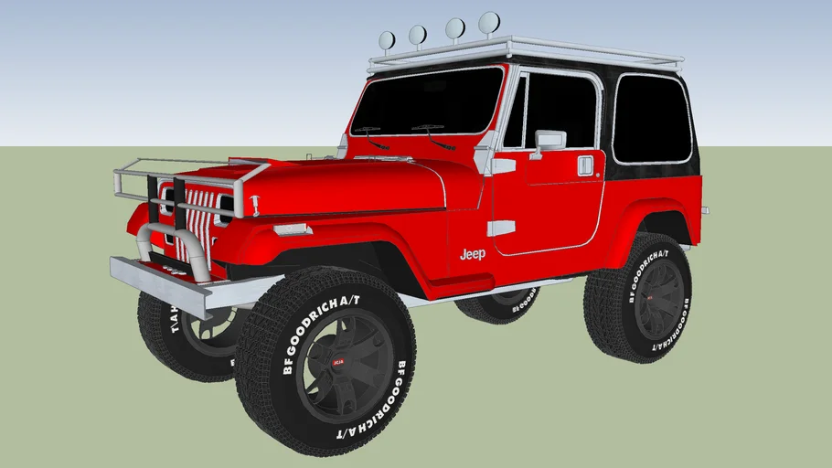 1993 Jeep Wrangler YJ | 3D Warehouse