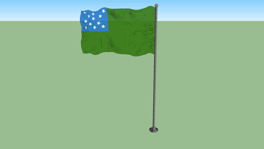 Flag of Vermont Republic | 3D Warehouse