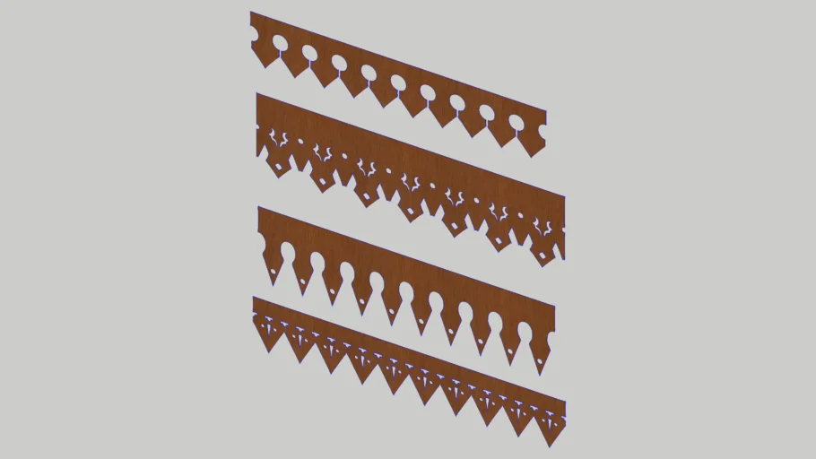 wood listplank ornamen