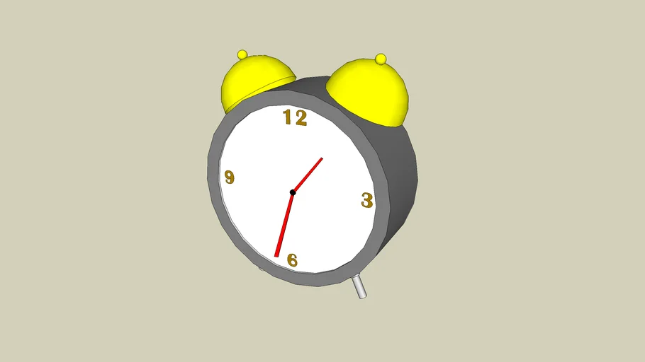 Alarm clock 3D Warehouse