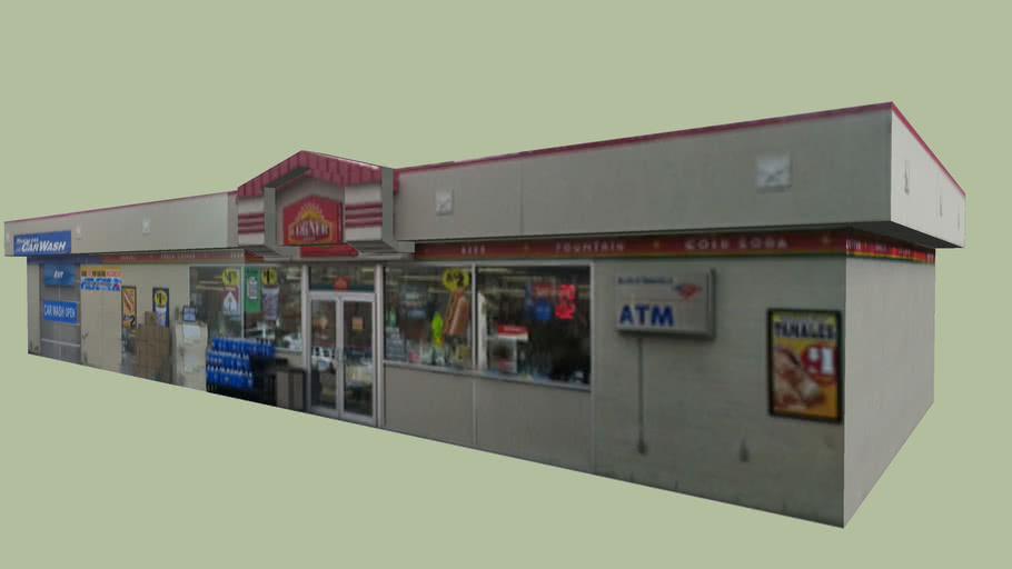 Corner Store 3D Warehouse