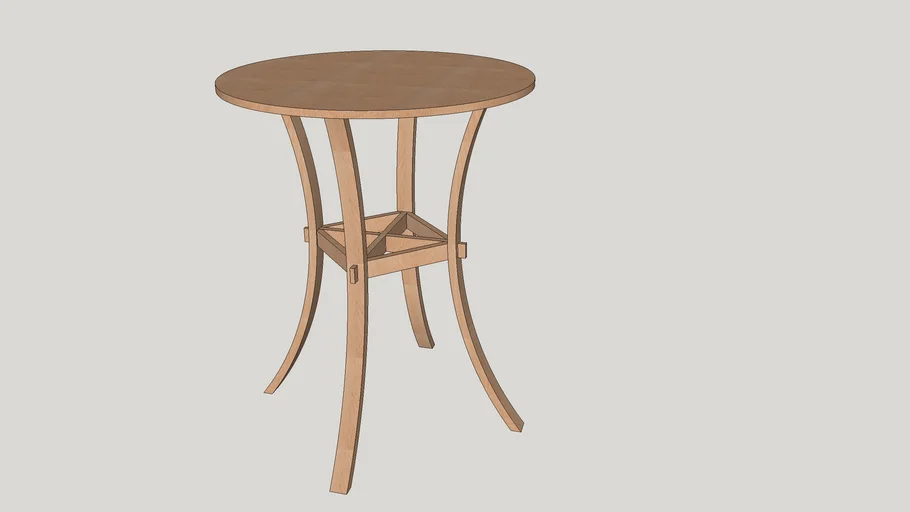 Bar-Height Bistro Table | 3D Warehouse