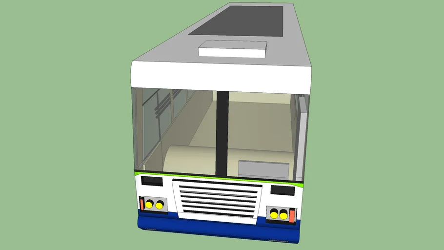 metro tsrtc bus | 3D Warehouse