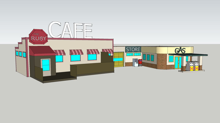 Corner Gas Set 3D Warehouse