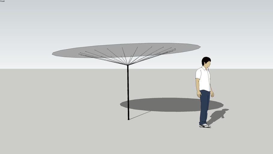 White Sun Umbrella | 3D Warehouse