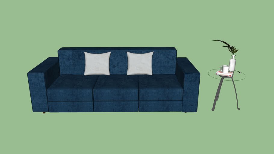 3 Seater Sofa 3D Warehouse