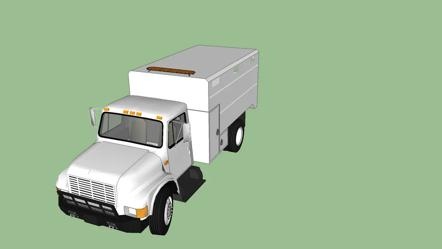 tree trimmer truck 3D Warehouse