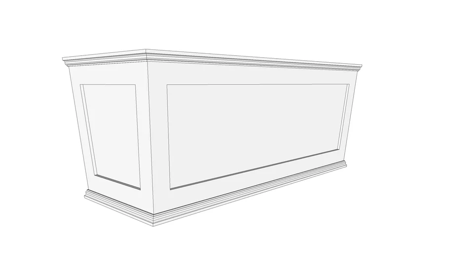 Cape Cod Tapered 60 x 24 x 24 | 3D Warehouse