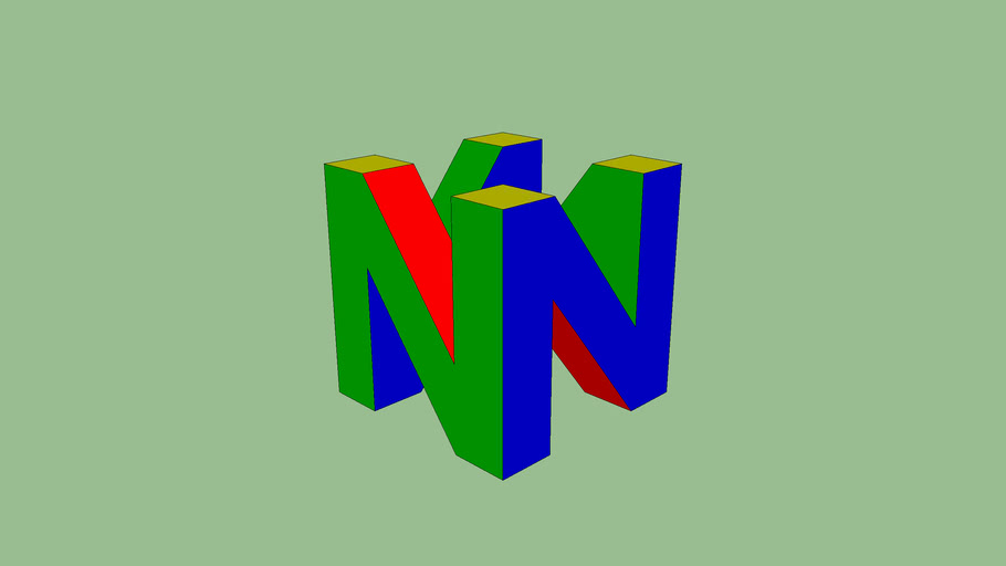 Nintendo 64 Logo | 3D Warehouse