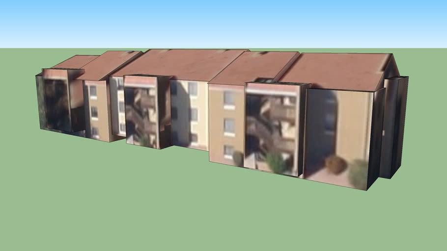 Renaissance Apartments West Quad South Building 3D Warehouse