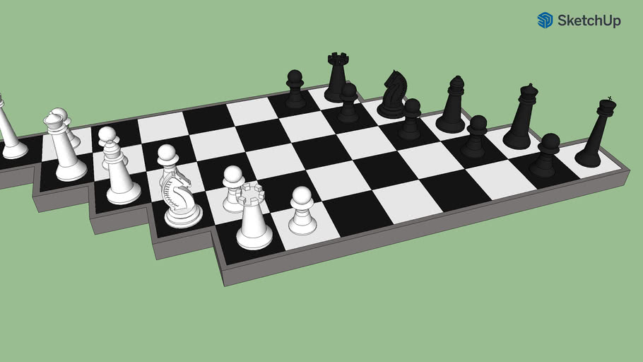 Ladder chess 3D Warehouse