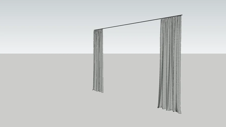 Curtain Blind 1 TRANSPARENT 3D Warehouse
